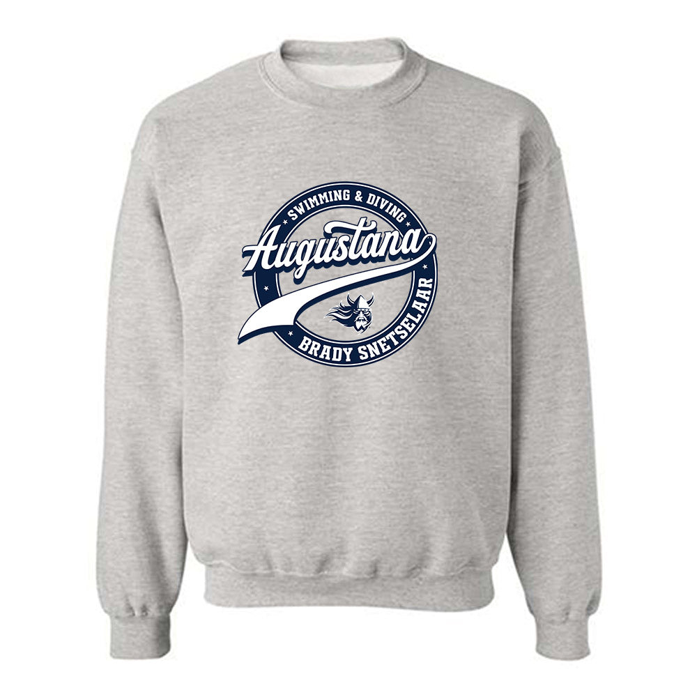 AU - NCAA Men's Swimming & Diving : Brady Snetselaar - Classic Fashion Shersey Crewneck Sweatshirt-0