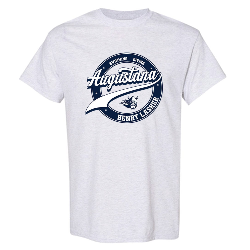 AU - NCAA Men's Swimming & Diving : Henry Lasher - Classic Fashion Shersey T-Shirt-0