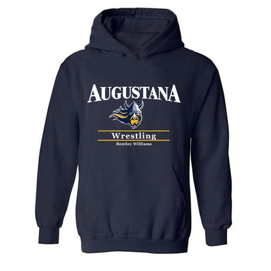 AU - NCAA Wrestling : Bentley Williams - Classic Fashion Shersey Hooded Sweatshirt-0