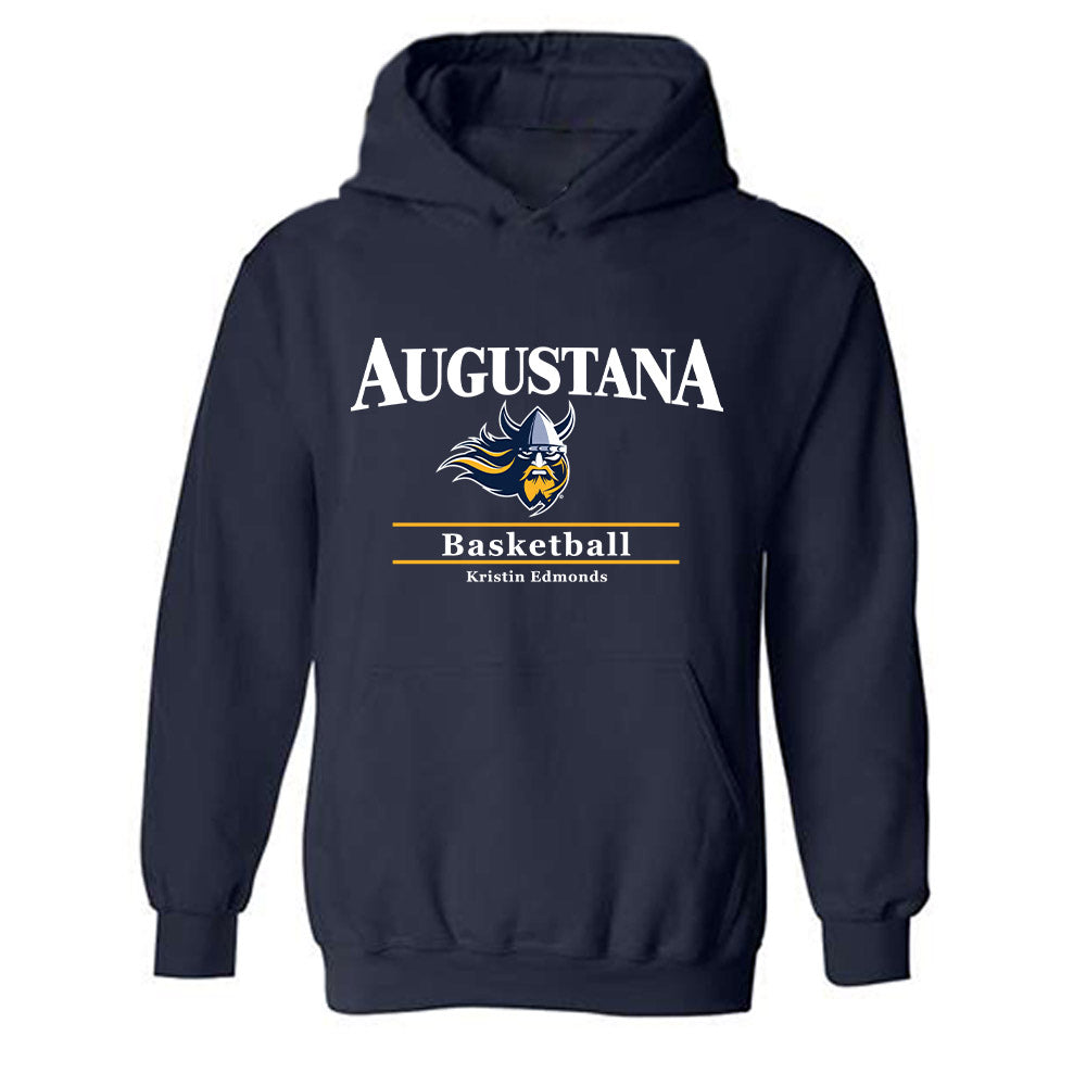 AU - NCAA Women's Basketball : Kristin Edmonds - Classic Fashion Shersey Hooded Sweatshirt-0