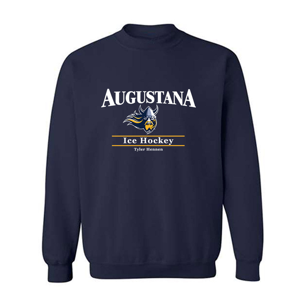  - NCAA Men's Ice Hockey : Tyler Hennen - Classic Fashion Shersey Crewneck Sweatshirt-0