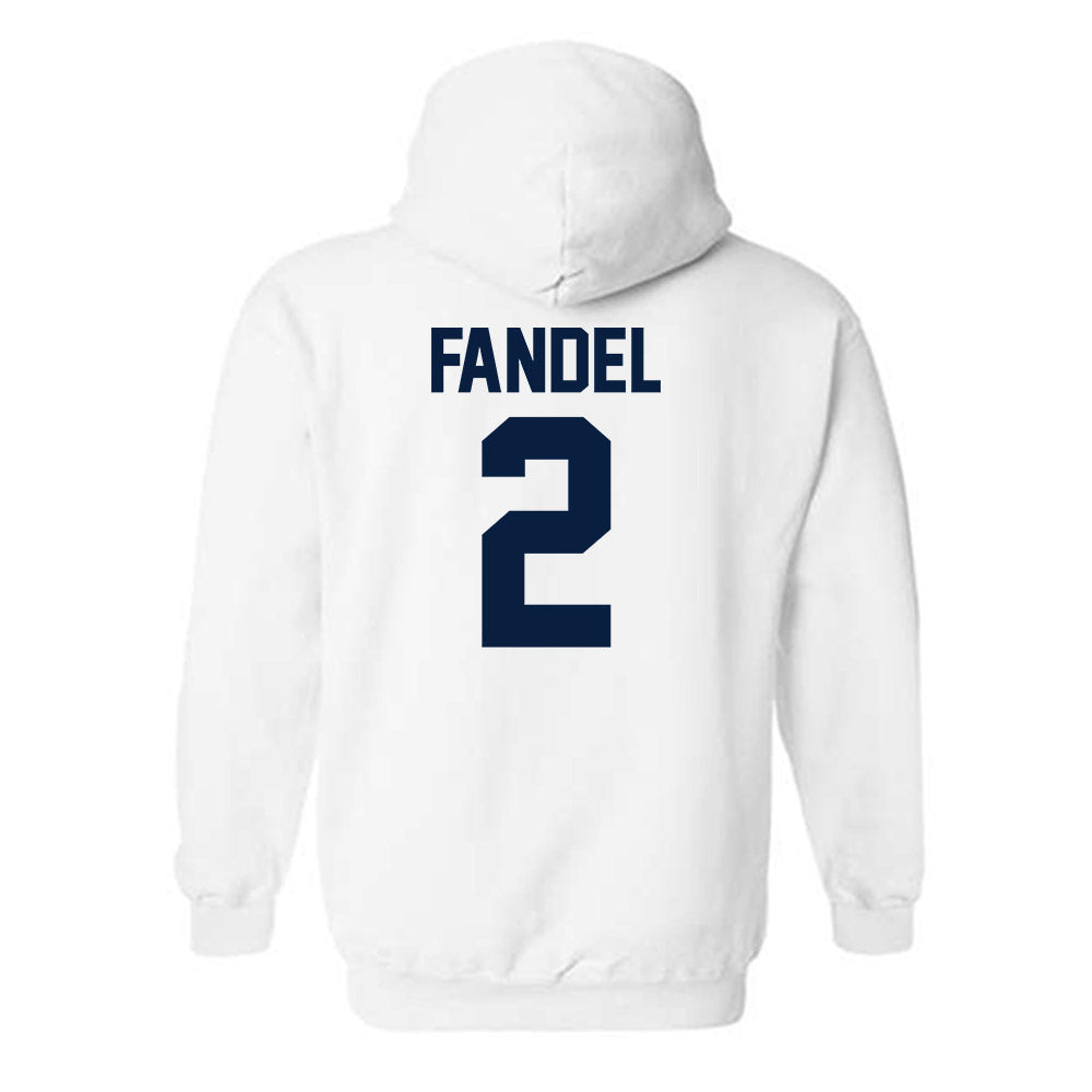 AU - NCAA Men's Ice Hockey : Landon Fandel - Classic Fashion Shersey Hooded Sweatshirt-1