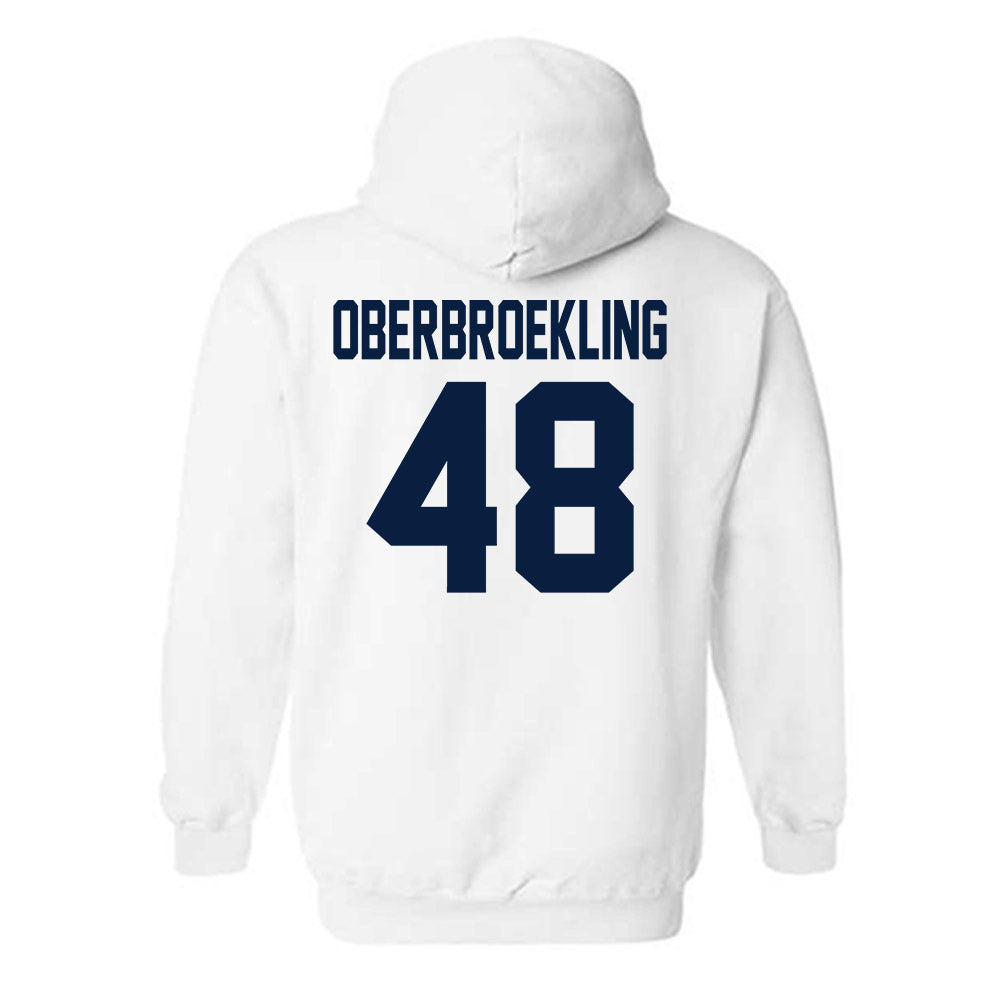 AU - NCAA Baseball : Caden Oberbroekling - Classic Fashion Shersey Hooded Sweatshirt-1