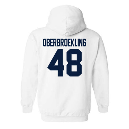 AU - NCAA Baseball : Caden Oberbroekling - Classic Fashion Shersey Hooded Sweatshirt-1