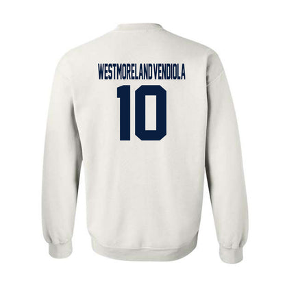 AU - NCAA Men's Basketball : Amari Westmoreland-Vendiola - Classic Fashion Shersey Crewneck Sweatshirt-1