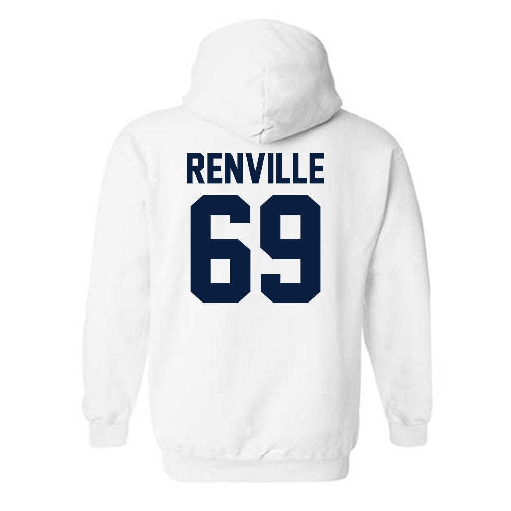 AU - NCAA Football : Elliott Renville - Classic Fashion Shersey Hooded Sweatshirt-1