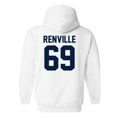 AU - NCAA Football : Elliott Renville - Classic Fashion Shersey Hooded Sweatshirt-1