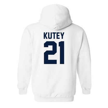 AU - NCAA Women's Volleyball : Jazmen Kutey - Classic Fashion Shersey Hooded Sweatshirt-1