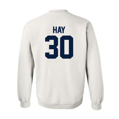 AU - NCAA Men's Ice Hockey : Kolby Hay - Classic Fashion Shersey Crewneck Sweatshirt-1