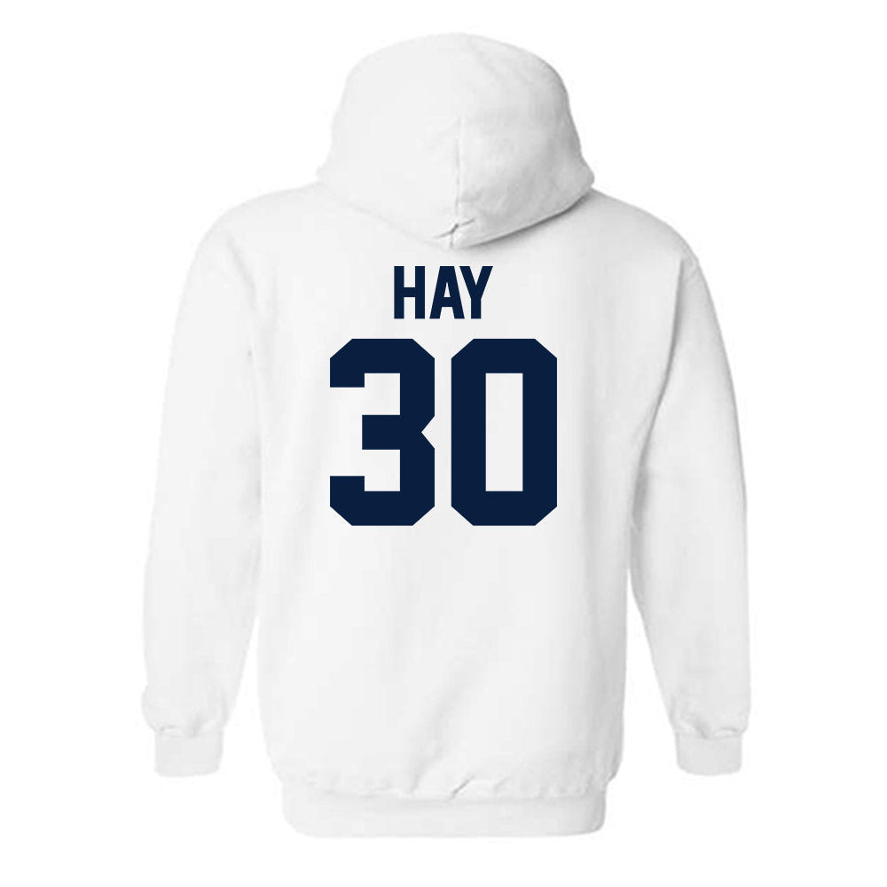 AU - NCAA Men's Ice Hockey : Kolby Hay - Classic Fashion Shersey Hooded Sweatshirt-1