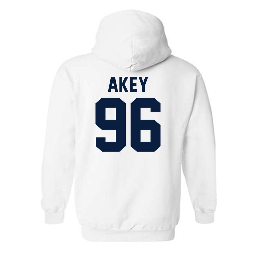 AU - NCAA Football : Connor Akey - Classic Fashion Shersey Hooded Sweatshirt-1