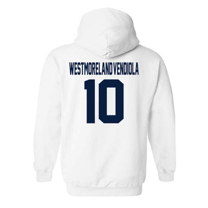 AU - NCAA Men's Basketball : Amari Westmoreland-Vendiola - Classic Fashion Shersey Hooded Sweatshirt-1