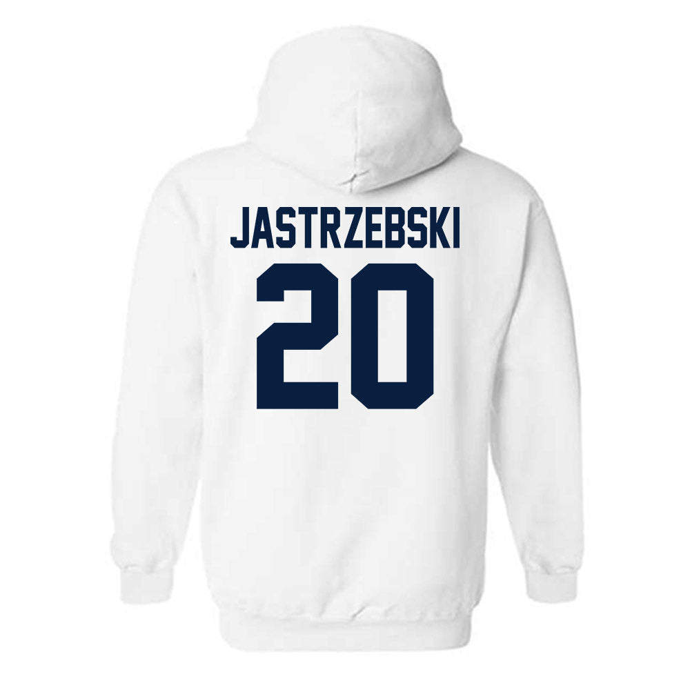 AU - NCAA Men's Ice Hockey : Jacob Jastrzebski - Classic Fashion Shersey Hooded Sweatshirt-1