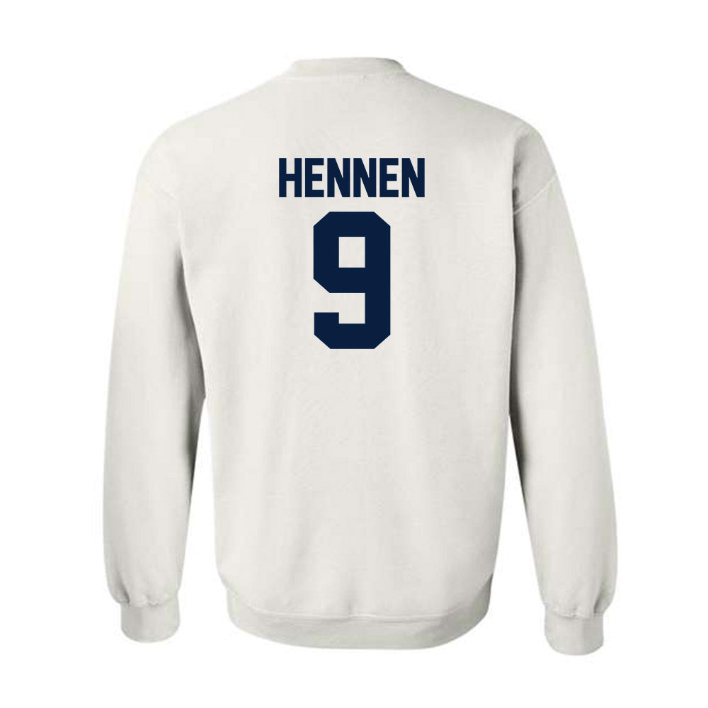 AU - NCAA Men's Ice Hockey : Hayden Hennen - Classic Fashion Shersey Crewneck Sweatshirt-1