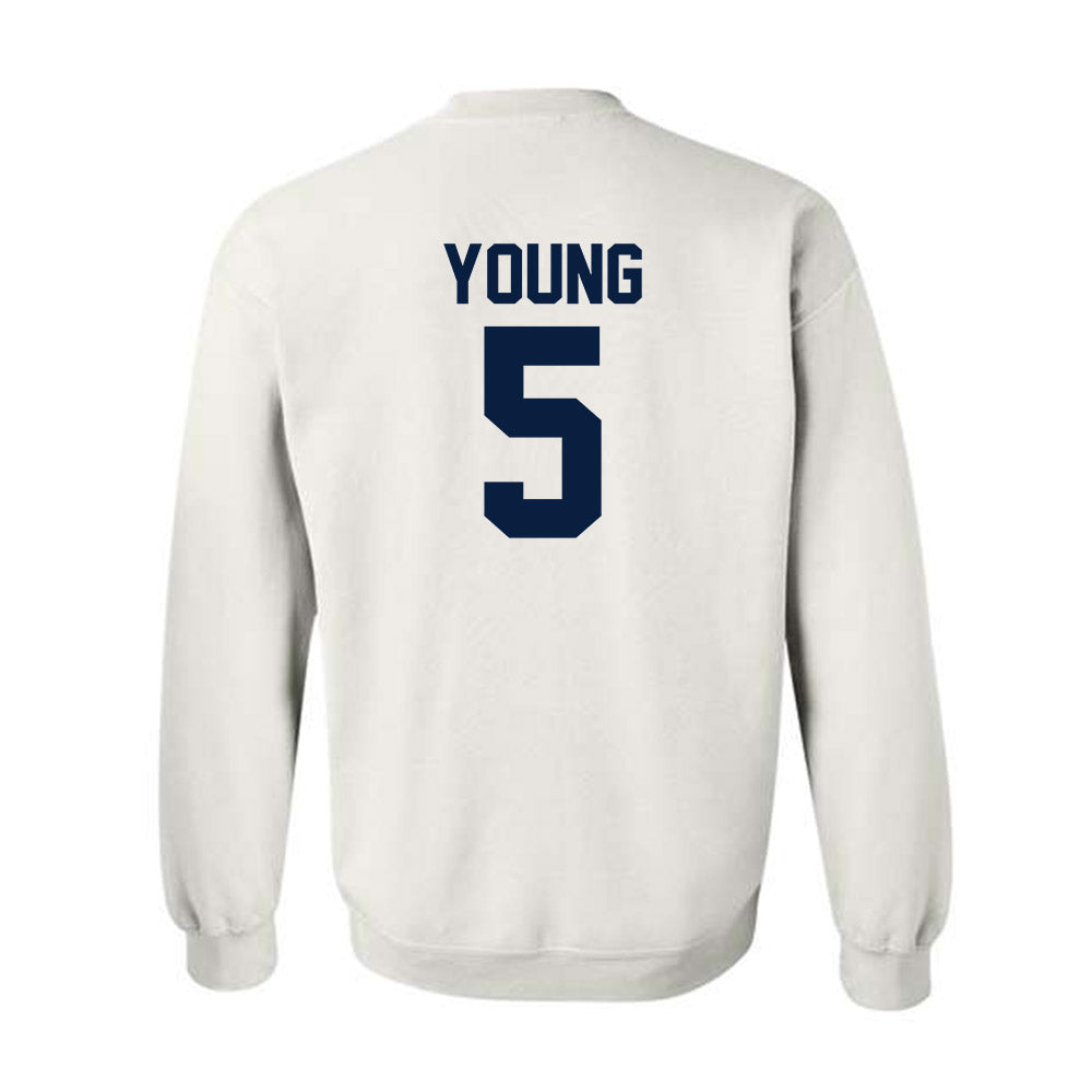 AU - NCAA Men's Ice Hockey : Easton Young - Classic Fashion Shersey Crewneck Sweatshirt-1
