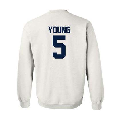AU - NCAA Men's Ice Hockey : Easton Young - Classic Fashion Shersey Crewneck Sweatshirt-1