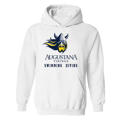 AU - NCAA Women's Swimming & Diving : Makoa Montgomery - Classic Fashion Shersey Hooded Sweatshirt-0