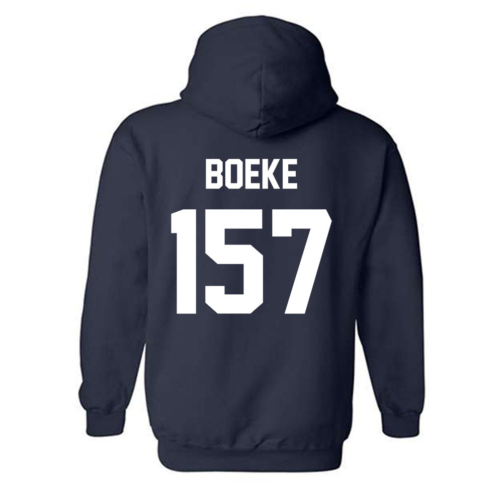 AU - NCAA Wrestling : Kyle Boeke - Classic Shersey Hooded Sweatshirt-1