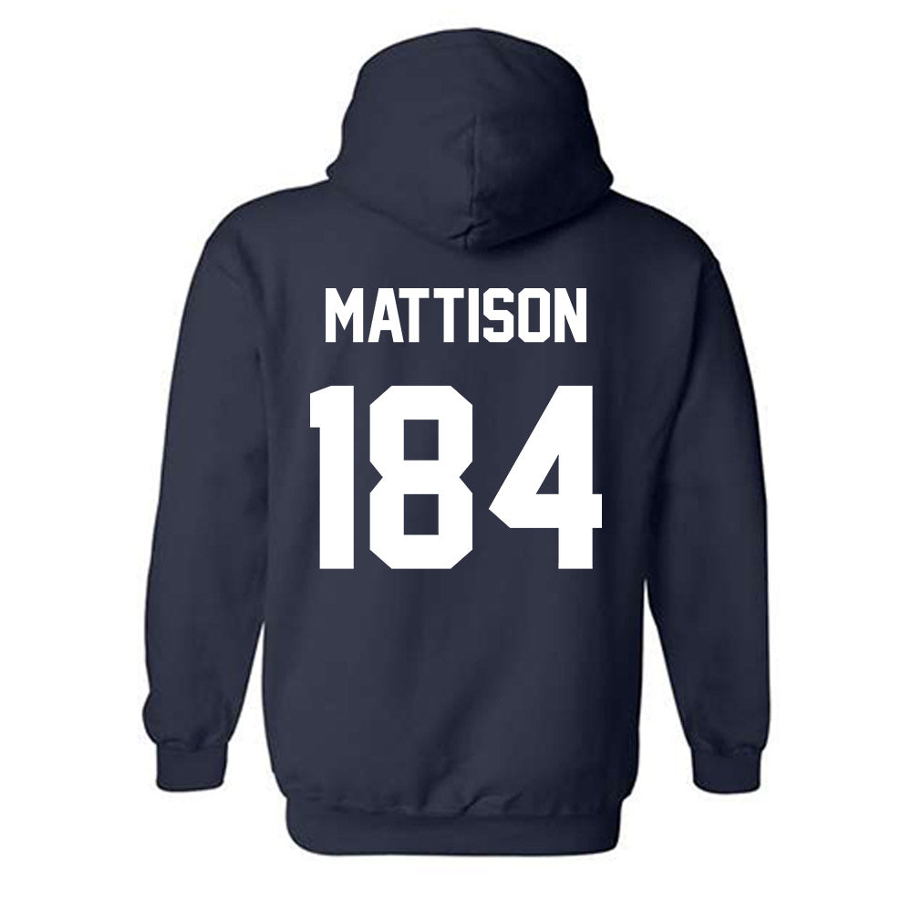 AU - NCAA Wrestling : Aidan Mattison - Classic Shersey Hooded Sweatshirt-1