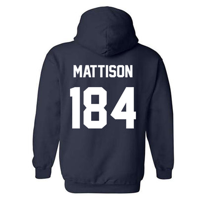 AU - NCAA Wrestling : Aidan Mattison - Classic Shersey Hooded Sweatshirt-1