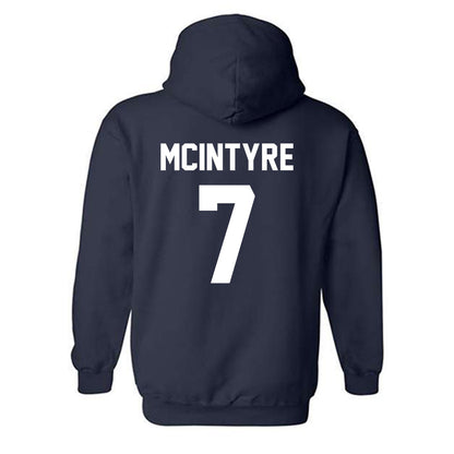 AU - NCAA Men's Ice Hockey : Evan Mcintyre - Classic Shersey Hooded Sweatshirt