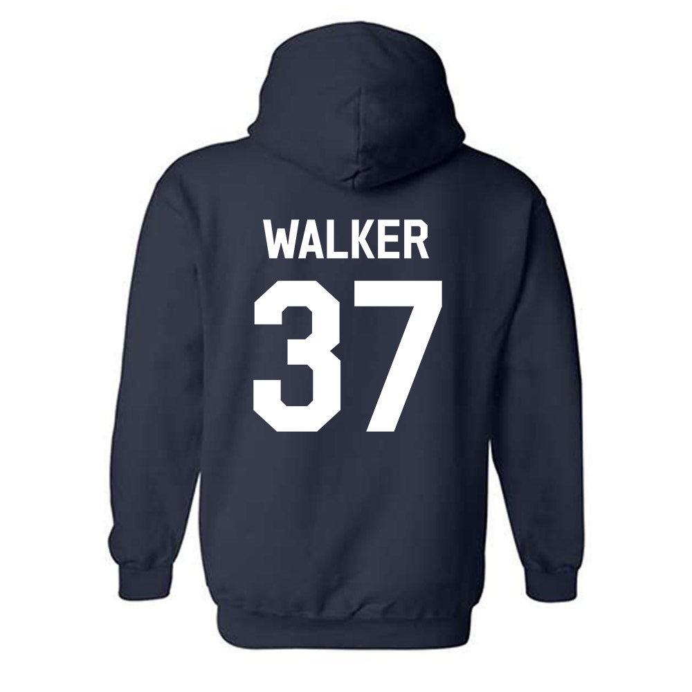 AU - NCAA Baseball : Caleb Walker - Classic Shersey Hooded Sweatshirt-1