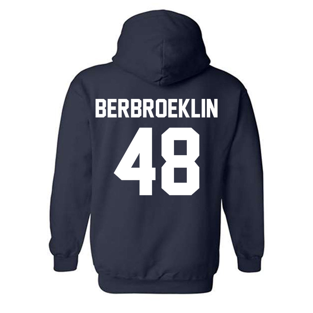 AU - NCAA Baseball : Caden Oberbroekling - Classic Shersey Hooded Sweatshirt-1
