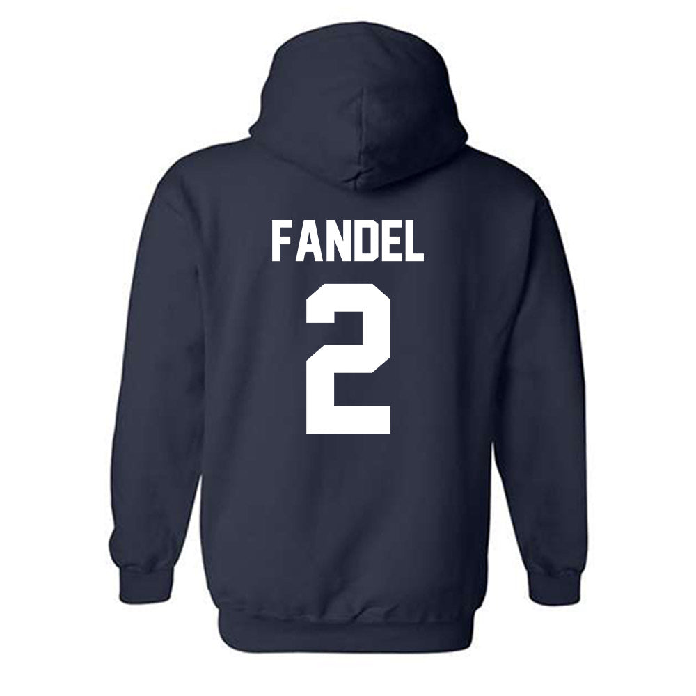 AU - NCAA Men's Ice Hockey : Landon Fandel - Classic Shersey Hooded Sweatshirt-1