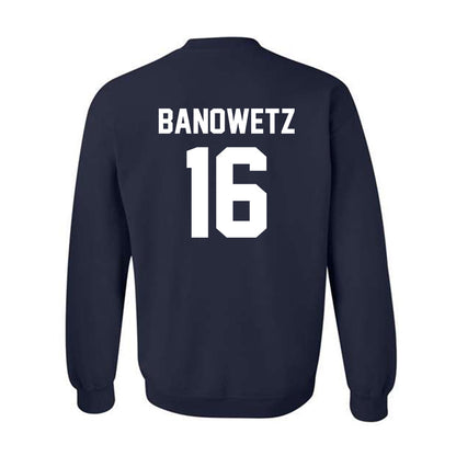 AU - NCAA Baseball : Nick Banowetz - Classic Shersey Crewneck Sweatshirt