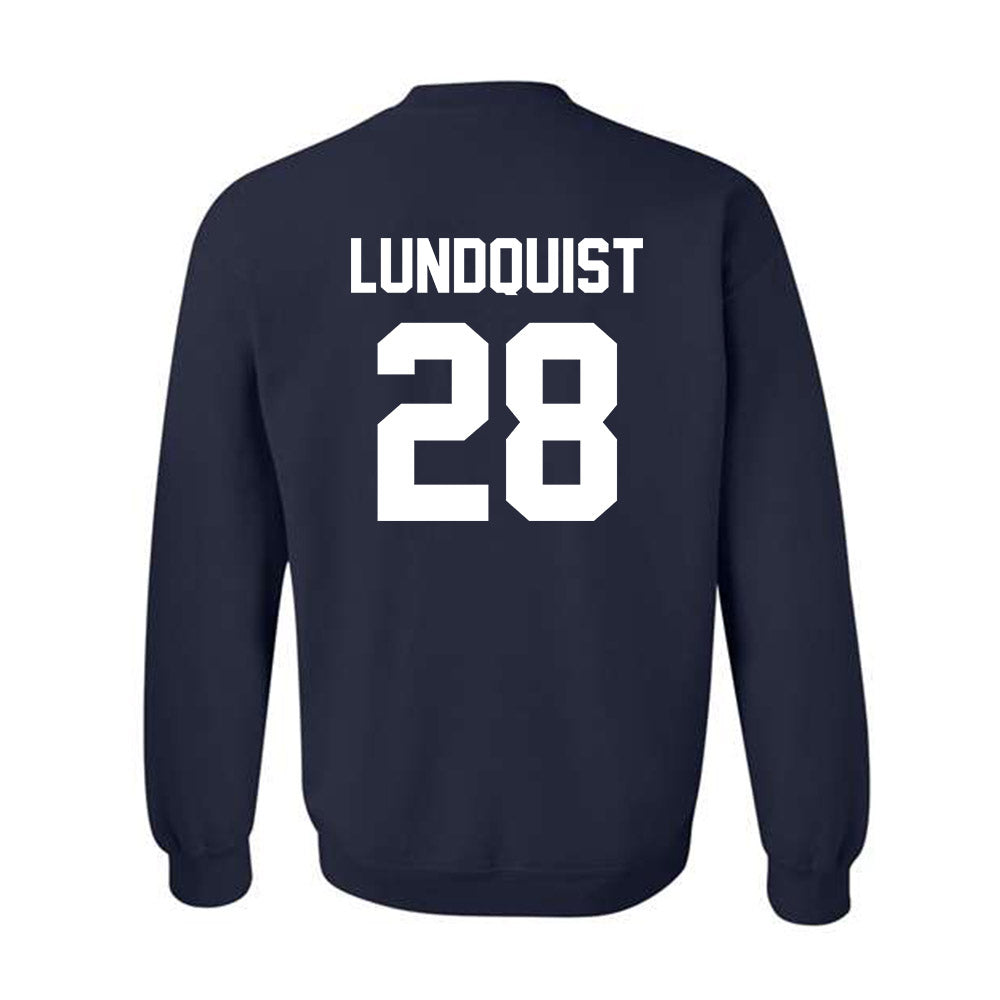 AU - NCAA Baseball : Jake Lundquist - Classic Shersey Crewneck Sweatshirt-1