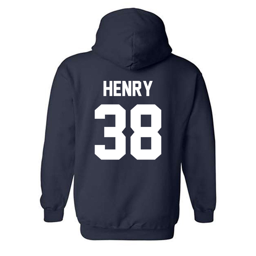 AU - NCAA Baseball : Will Henry - Classic Shersey Hooded Sweatshirt-1