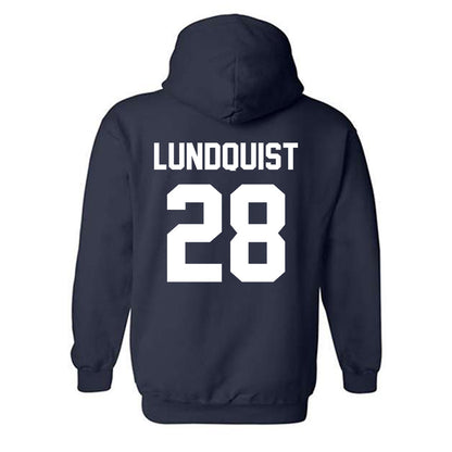 AU - NCAA Baseball : Jake Lundquist - Classic Shersey Hooded Sweatshirt-1