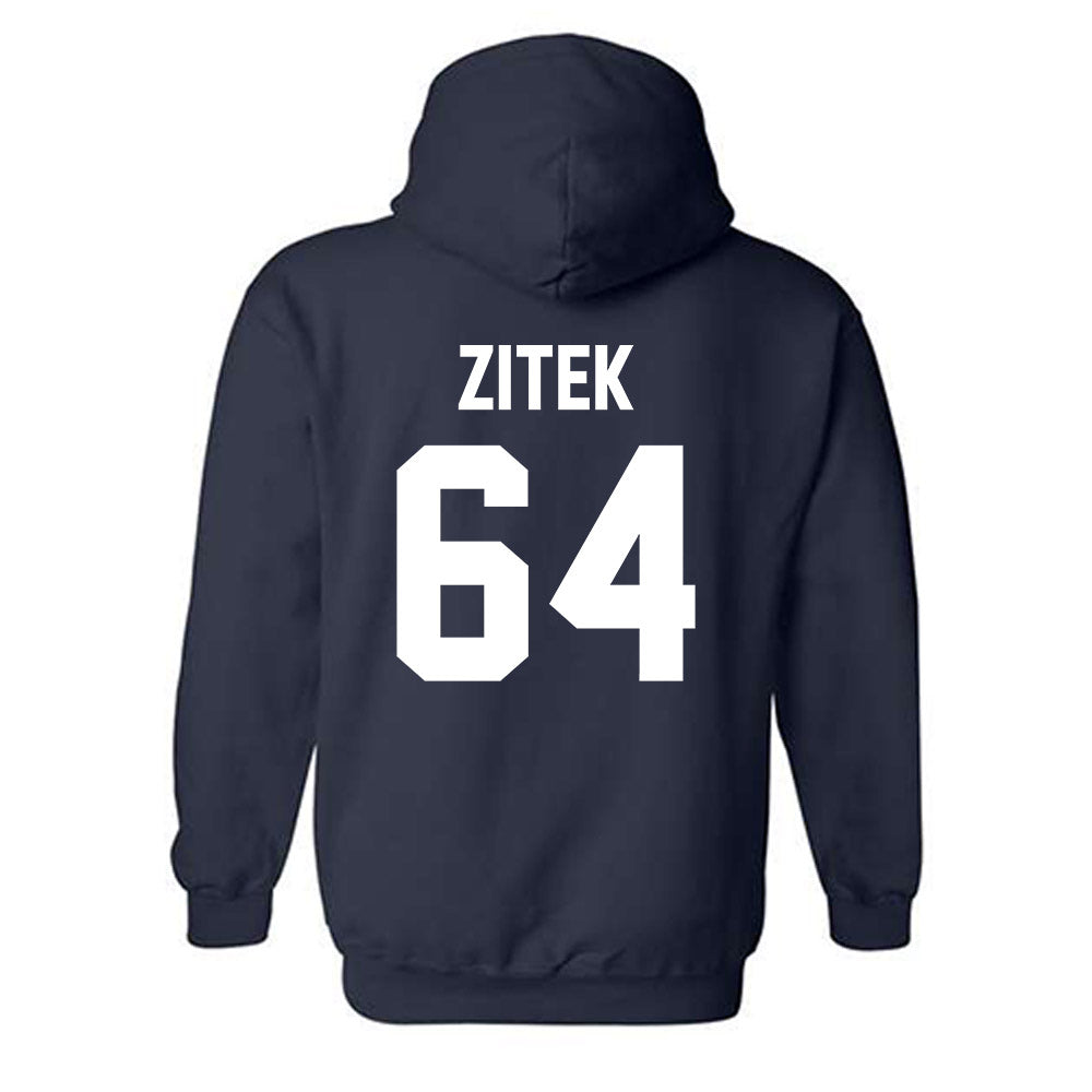 AU - NCAA Football : Jake Zitek - Classic Shersey Hooded Sweatshirt-1