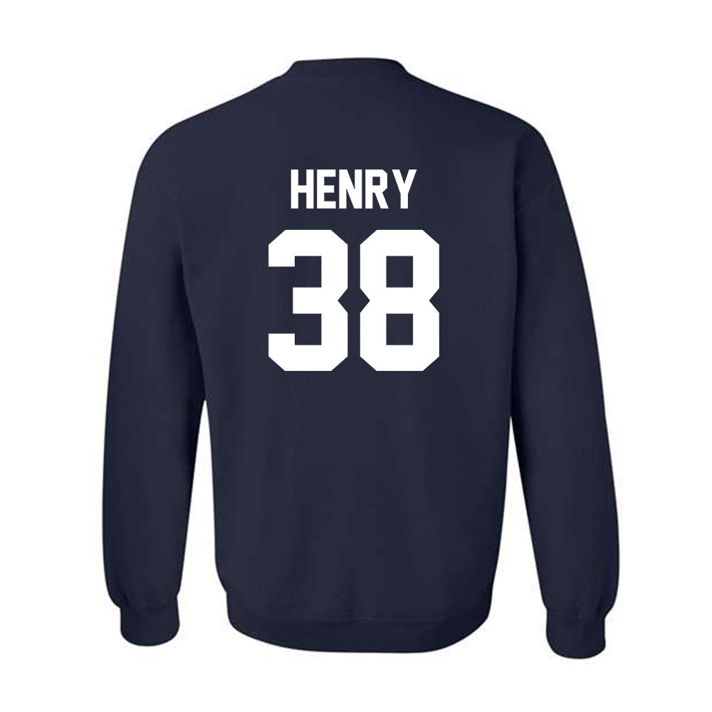 AU - NCAA Baseball : Will Henry - Classic Shersey Crewneck Sweatshirt-1