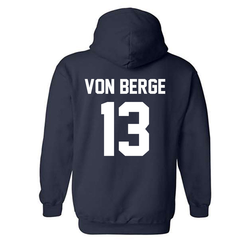 AU - NCAA Baseball : Logan Von Berge - Classic Shersey Hooded Sweatshirt