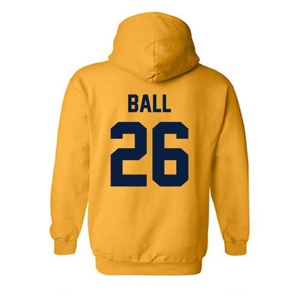 AU - NCAA Baseball : Andrew Ball - Classic Shersey Hooded Sweatshirt-1