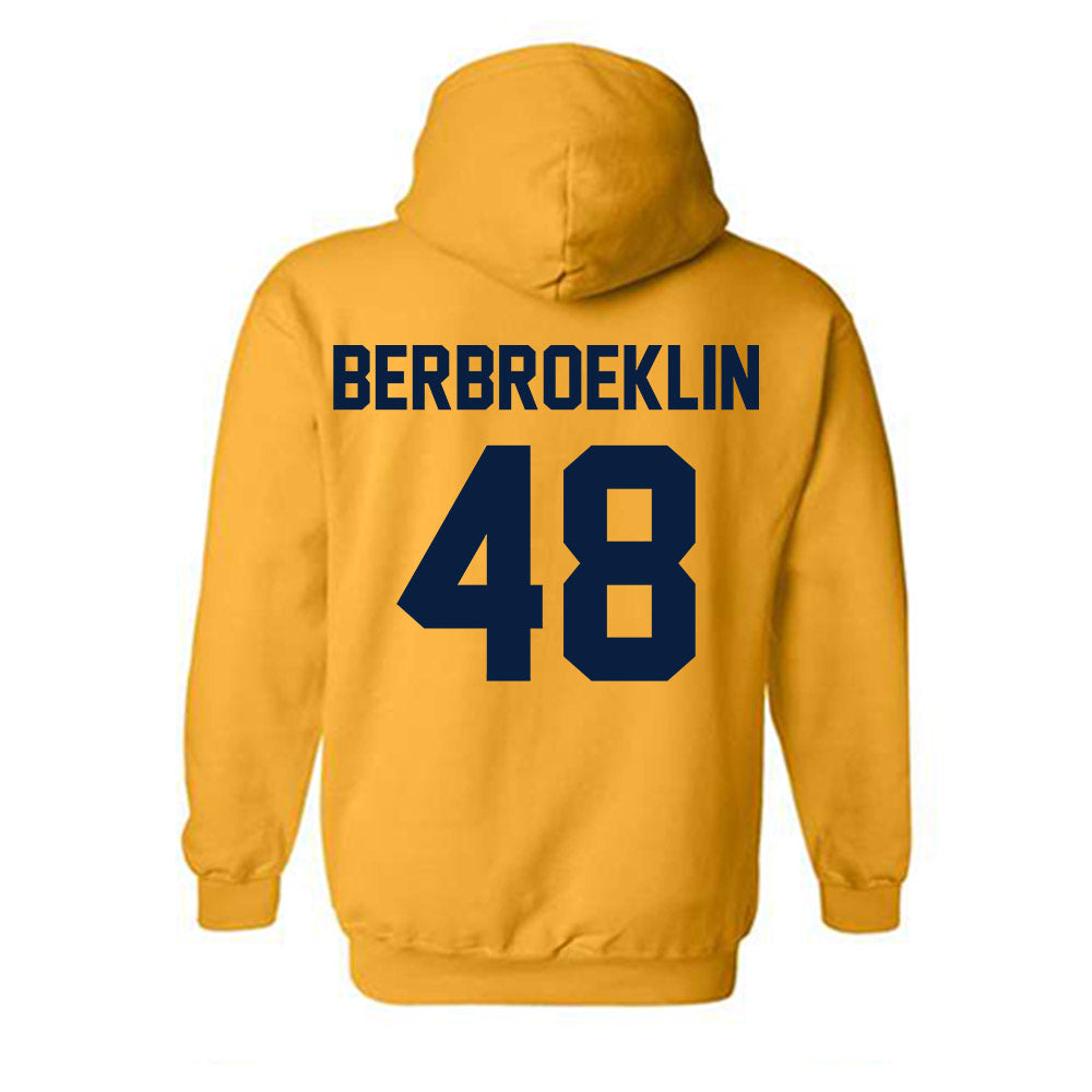 AU - NCAA Baseball : Caden Oberbroekling - Classic Shersey Hooded Sweatshirt-1
