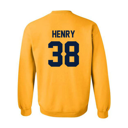 AU - NCAA Baseball : Will Henry - Classic Shersey Crewneck Sweatshirt-1