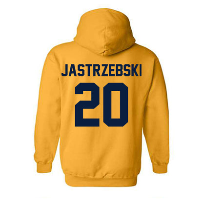 AU - NCAA Men's Ice Hockey : Jacob Jastrzebski - Classic Shersey Hooded Sweatshirt-1