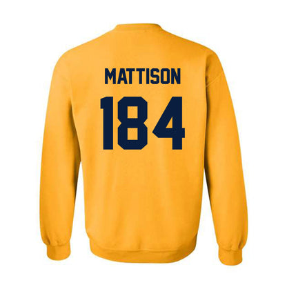 AU - NCAA Wrestling : Aidan Mattison - Classic Shersey Crewneck Sweatshirt-1