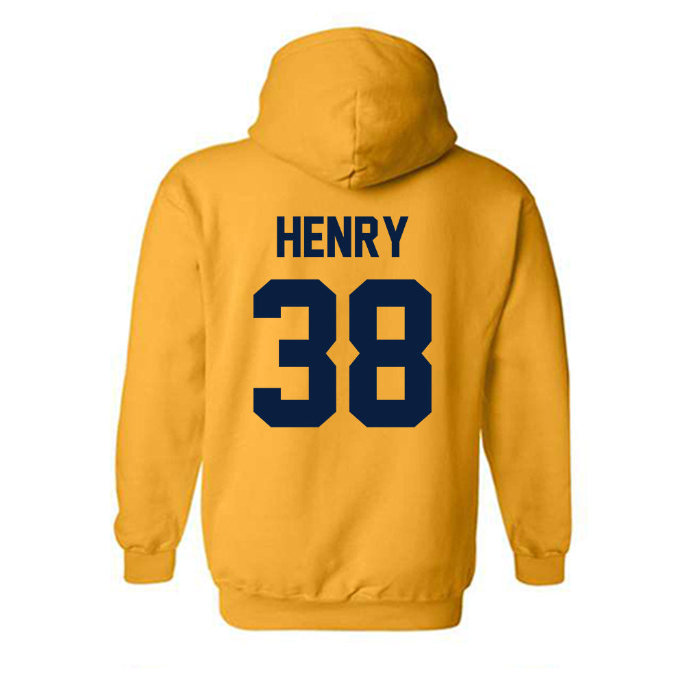 AU - NCAA Baseball : Will Henry - Classic Shersey Hooded Sweatshirt-1