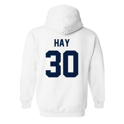 AU - NCAA Men's Ice Hockey : Kolby Hay - Classic Shersey Hooded Sweatshirt-1