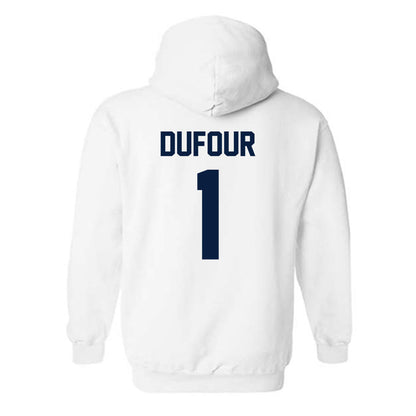AU - NCAA Women's Tennis : Nicole Dufour - Classic Shersey Hooded Sweatshirt-1
