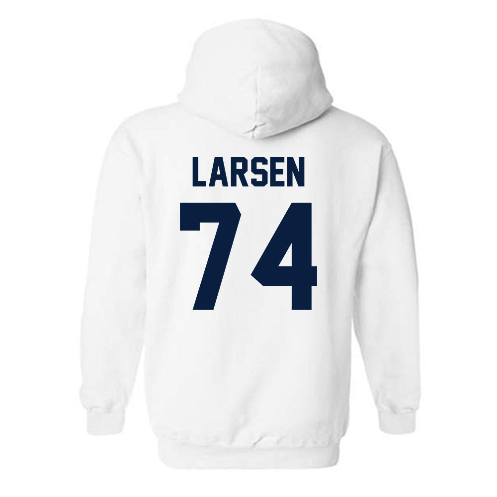 AU - NCAA Football : Josh Larsen - Classic Shersey Hooded Sweatshirt-1