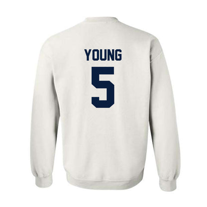 AU - NCAA Men's Ice Hockey : Easton Young - Classic Shersey Crewneck Sweatshirt-1