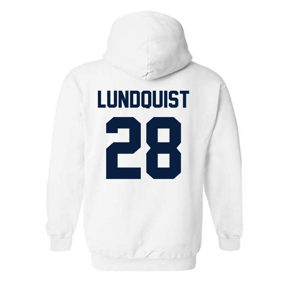 AU - NCAA Baseball : Jake Lundquist - Classic Shersey Hooded Sweatshirt-1