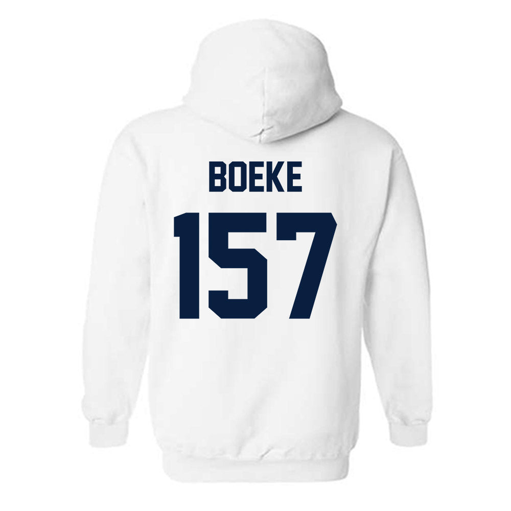AU - NCAA Wrestling : Kyle Boeke - Classic Shersey Hooded Sweatshirt-1