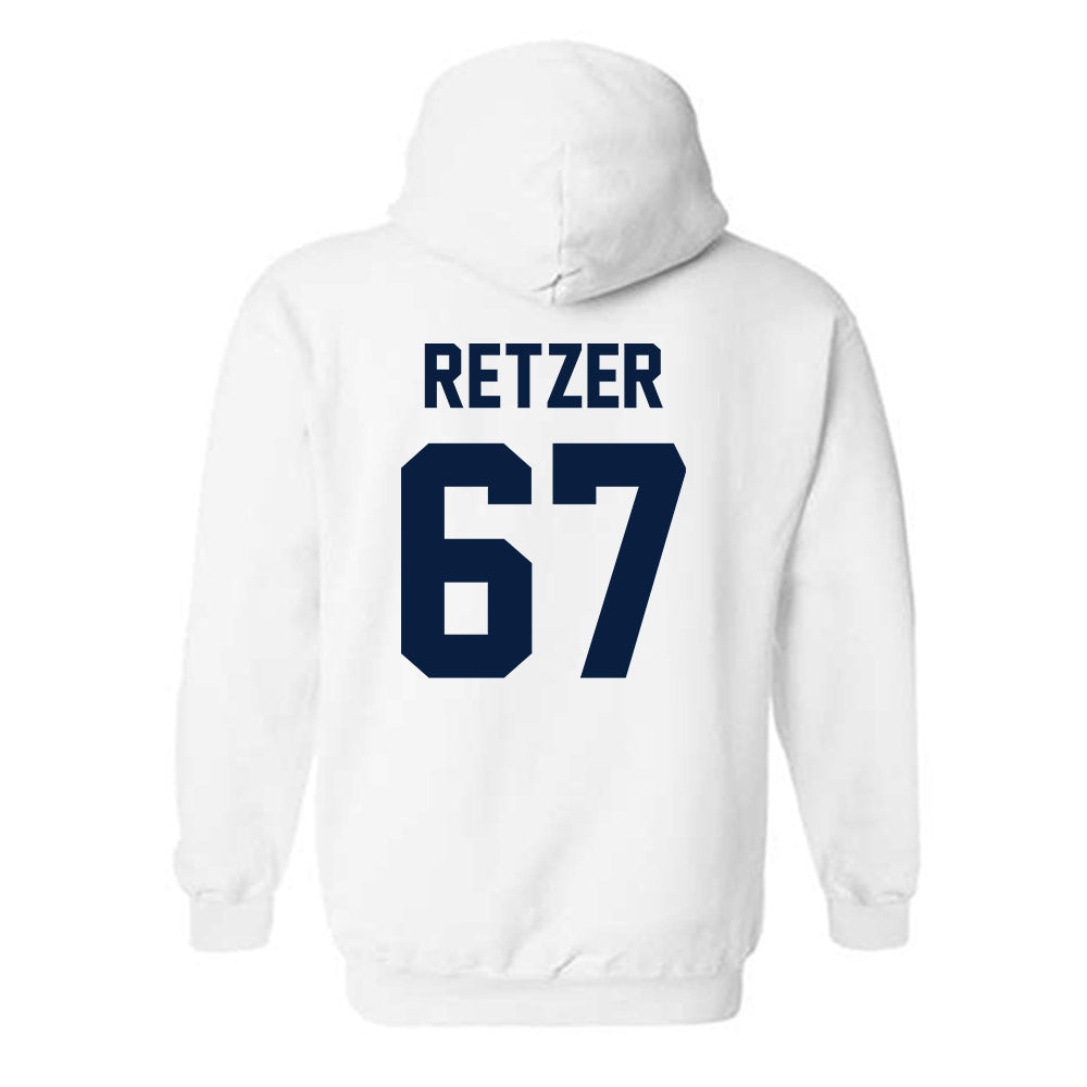 AU - NCAA Football : Ryan Retzer - Classic Shersey Hooded Sweatshirt-1