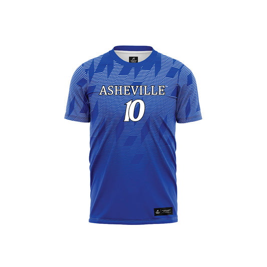 UNC Asheville - NCAA Women's Soccer : Emmie Henderson - Blue Volleyball Jersey-0