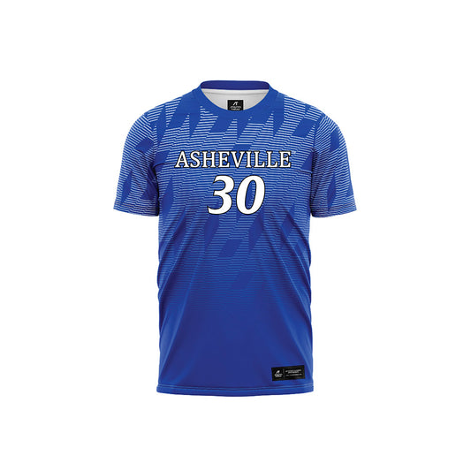 UNC Asheville - NCAA Women's Soccer : Olivia Simpson - Blue Volleyball Jersey-0